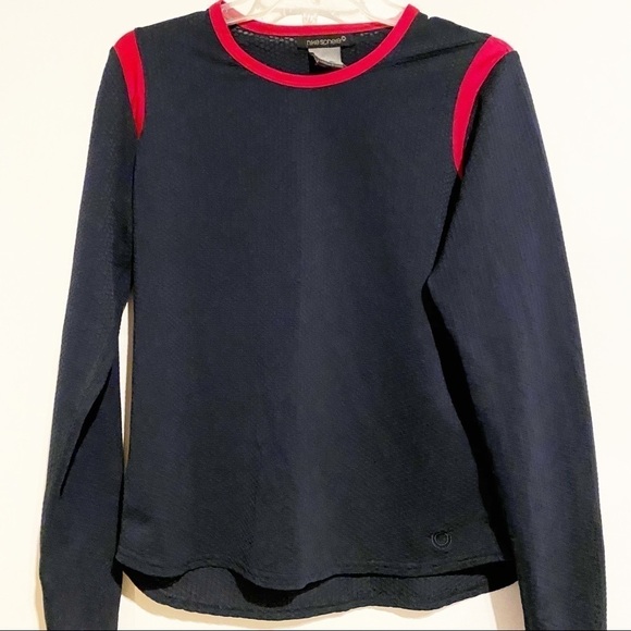 NIKE Sphere Activewear Shirt Blue Pink Size Large - Picture 2 of 6